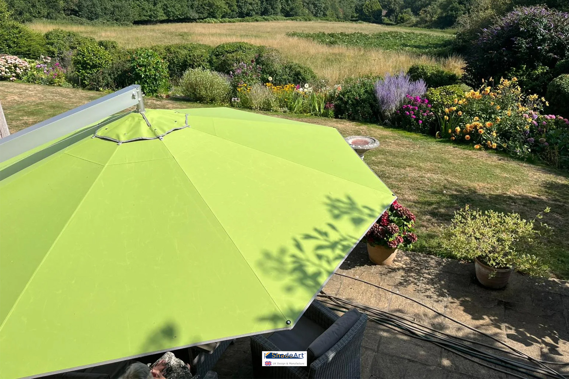 Alterra S 3.5 Oct Pistachio Canopy - ShadeArt